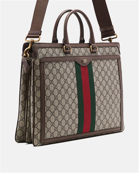 mens gucci briefcases|authentic gucci briefcase.